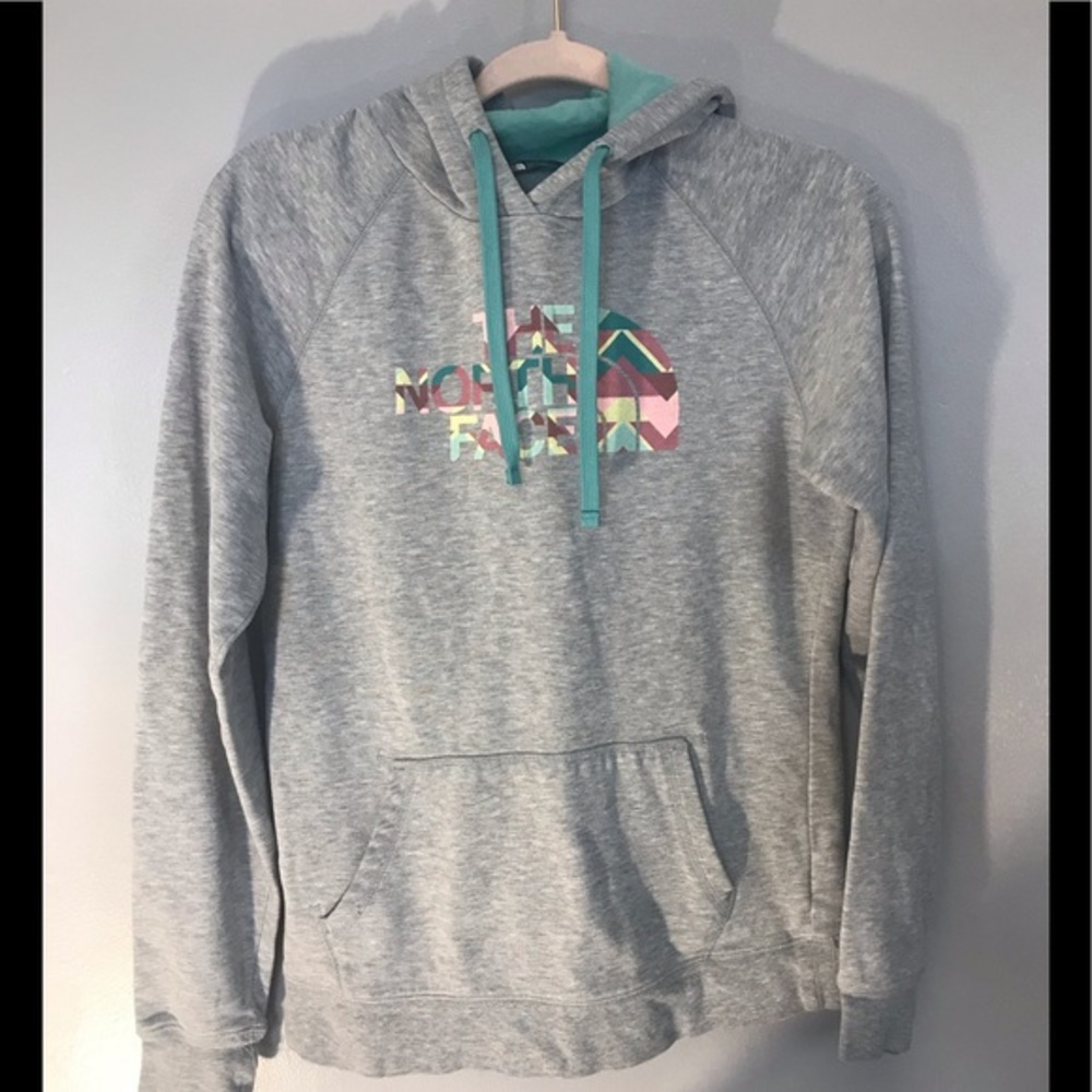 The north face hooded sweatshirt